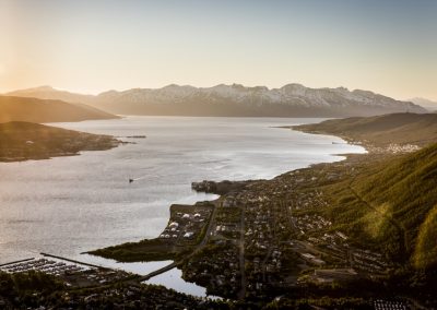 Vista panorámica de Tromso
