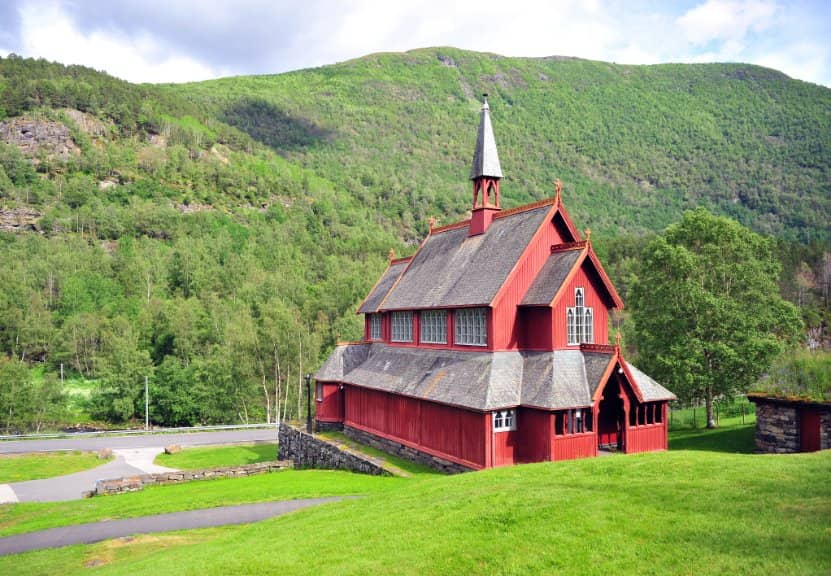 iglesias de madera en noruega