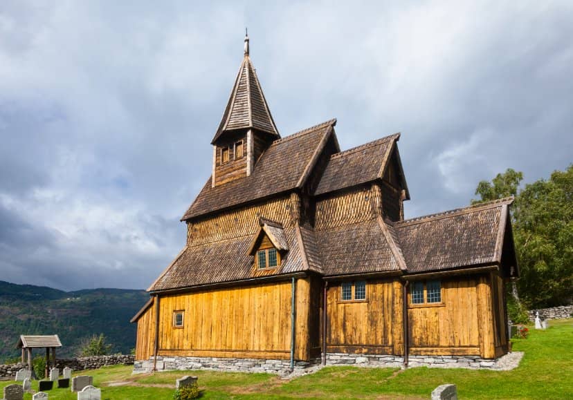 iglesias de madera en noruega