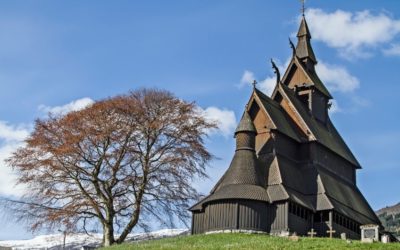 Iglesias de madera en Noruega