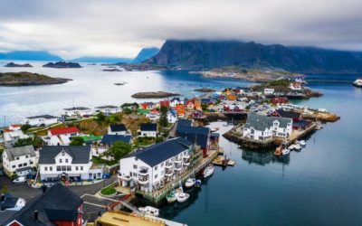 Henningsvær, un pueblo de pescadores en Noruega