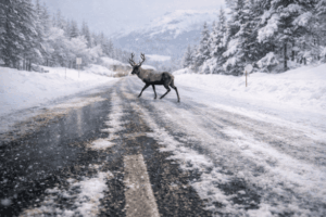 conducir en noruega en invierno