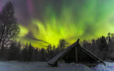 Navidades con Papá Noel y Aurora Boreal
