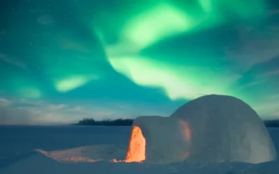 Aurora Boreal y Iglú de Cristal